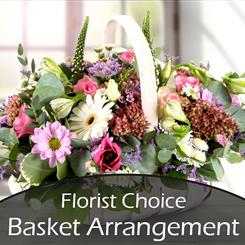 Florist Choice Basket Arrangement